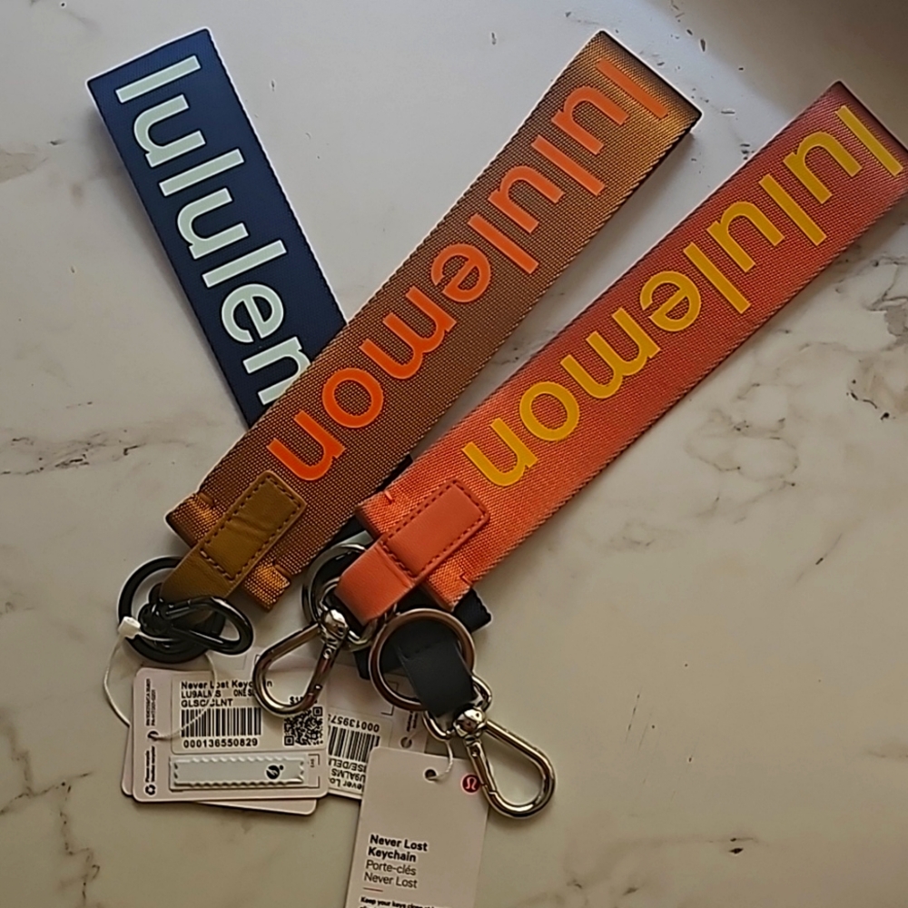 Lululemon Never Last Keychains